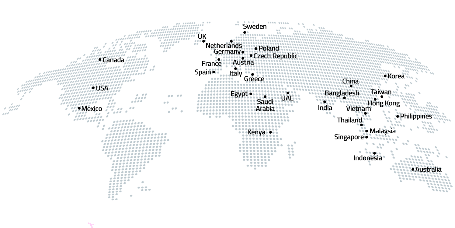 Sarjen's Geographic reach