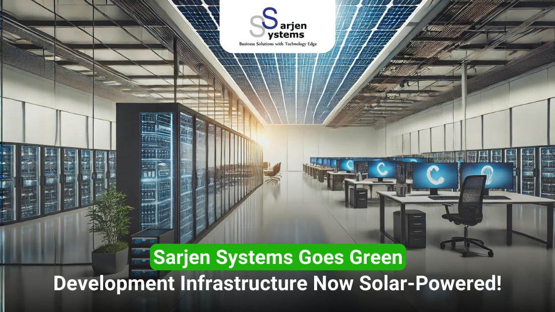 All Development Infrastructure Now Solar-Powered!